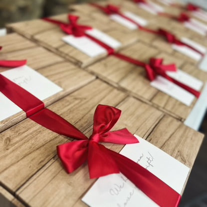 Personalized business gifts prepared for a large gifting project