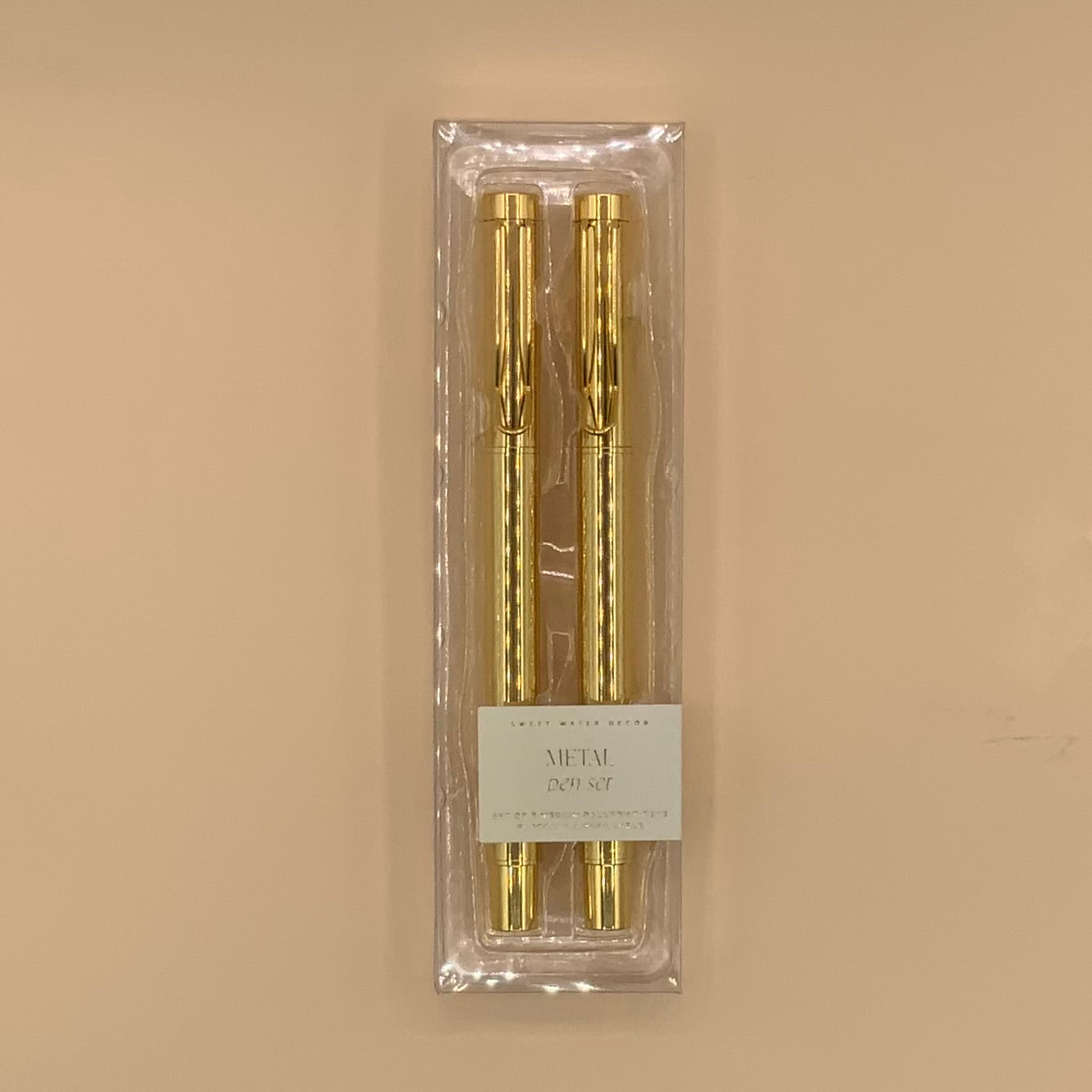 Gold Metal Pen Set