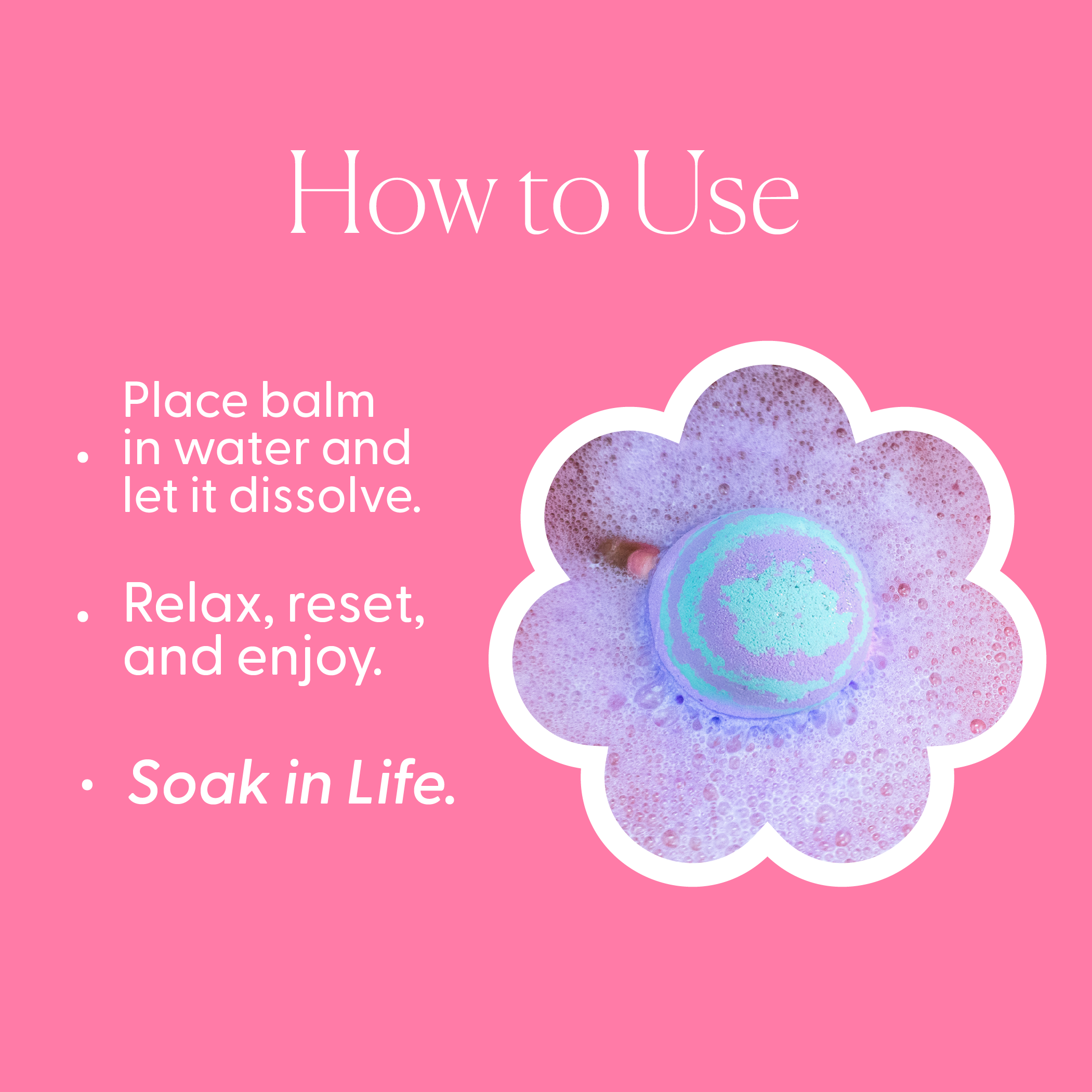 Joy bath balm use