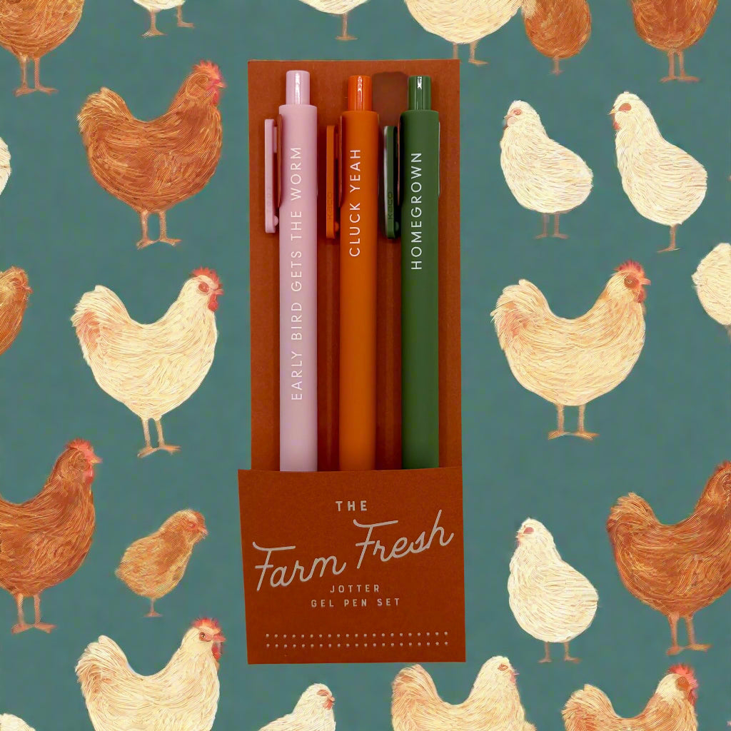 Chicken Farm Themed Pen Set