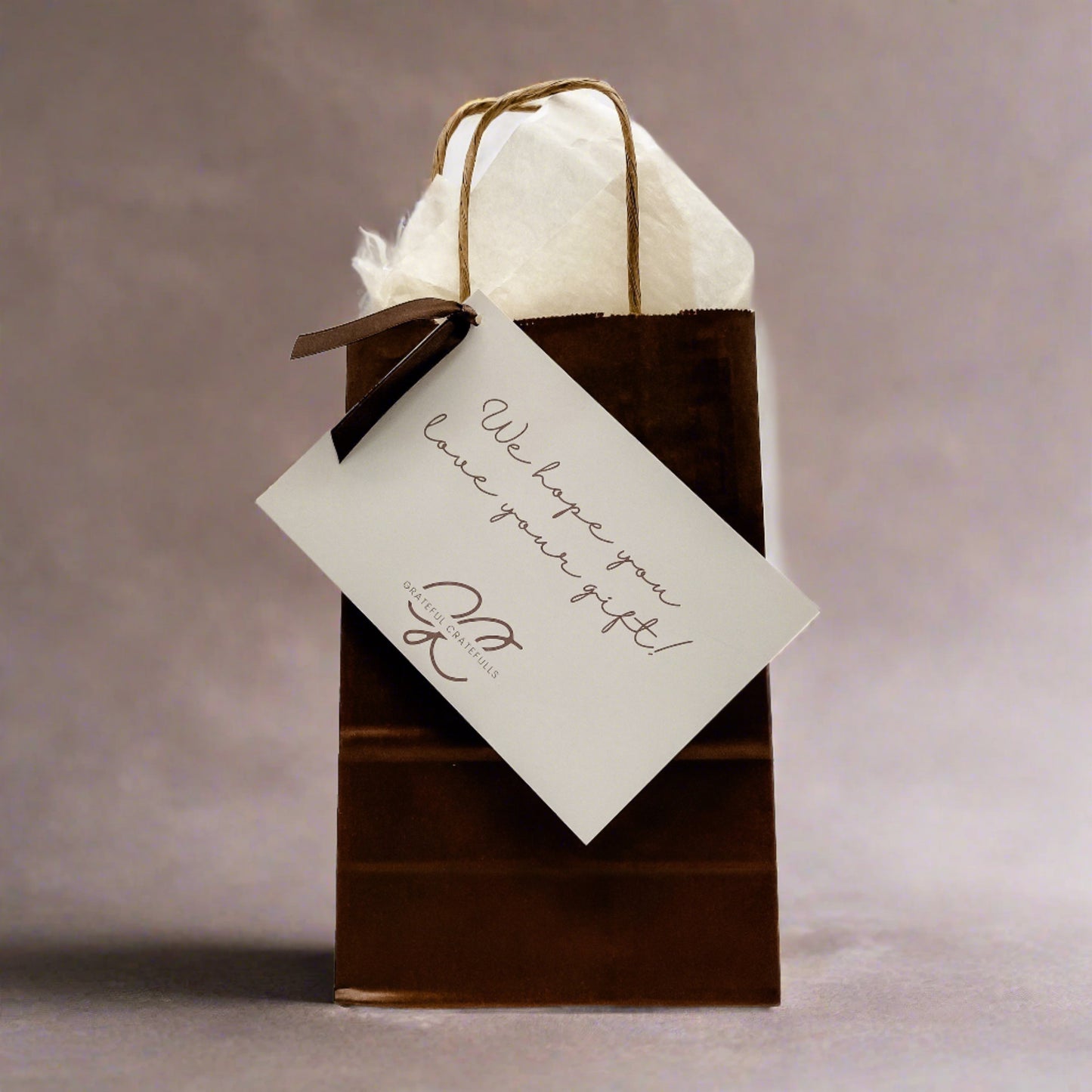 Grateful Cratefulls Gift Bag with Tissue Paper