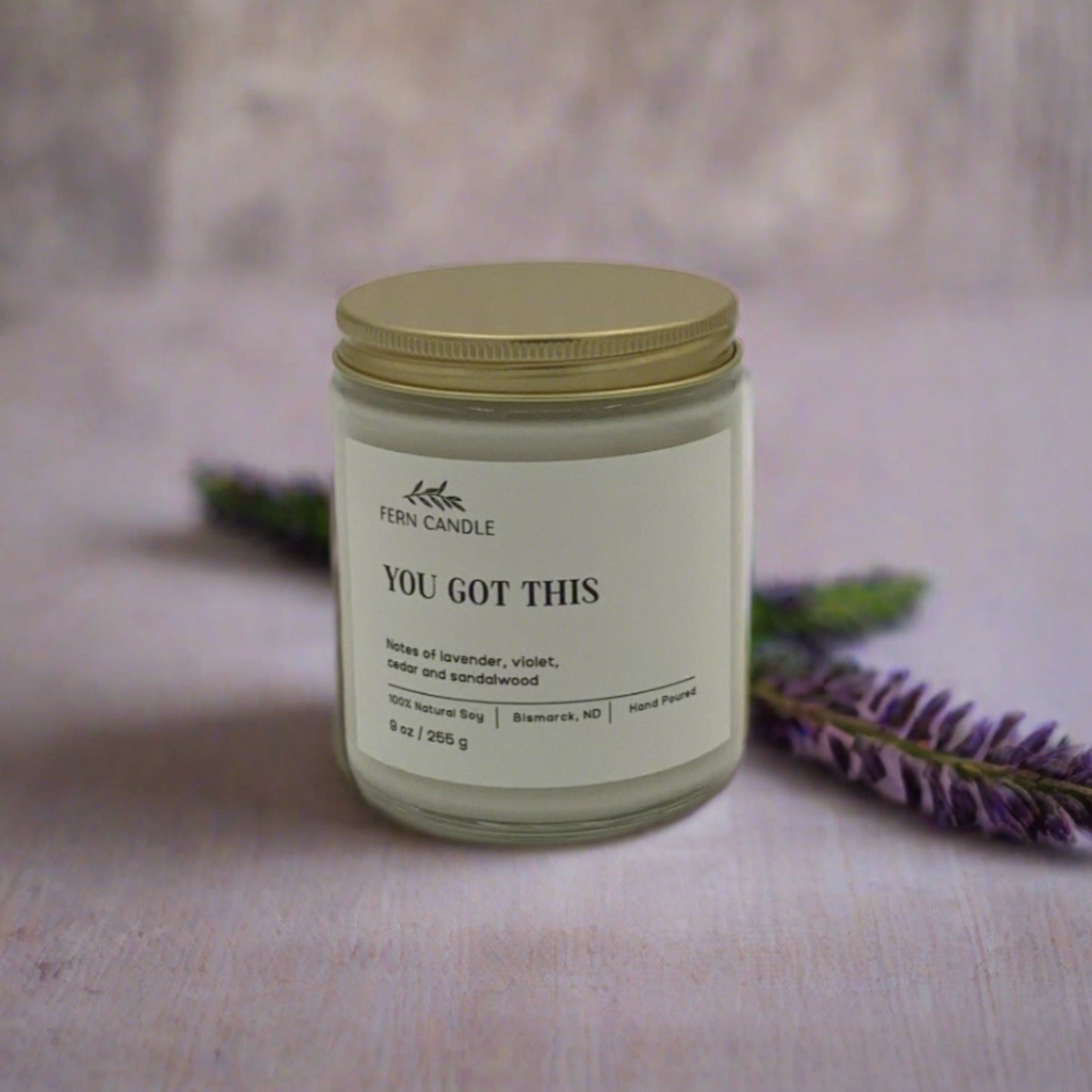 You Got this candle large