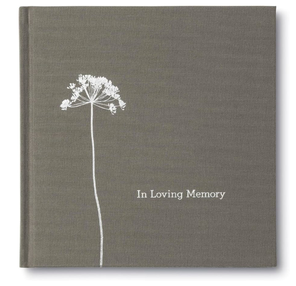 in loving memory book