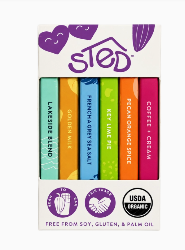 6 pack chocolate mini bars