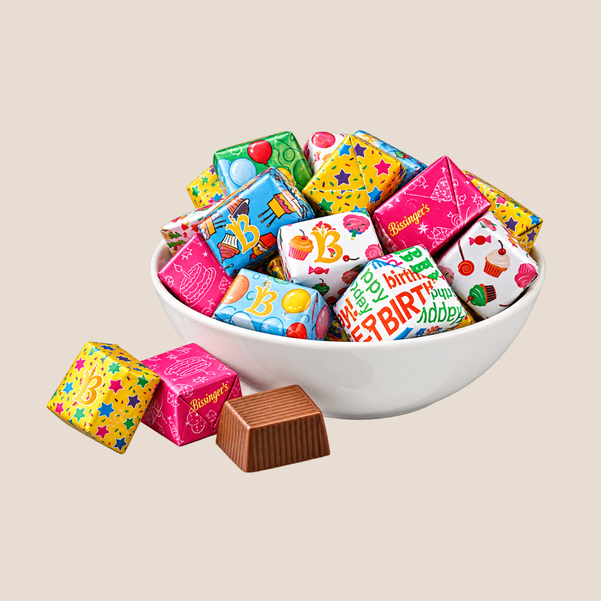 Milk Chocolate Wrapped Birthday Presents