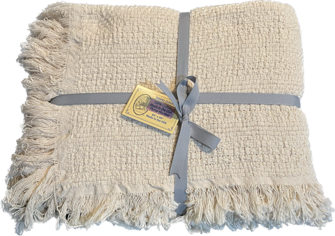 Cotton Throw Blanket – Natural