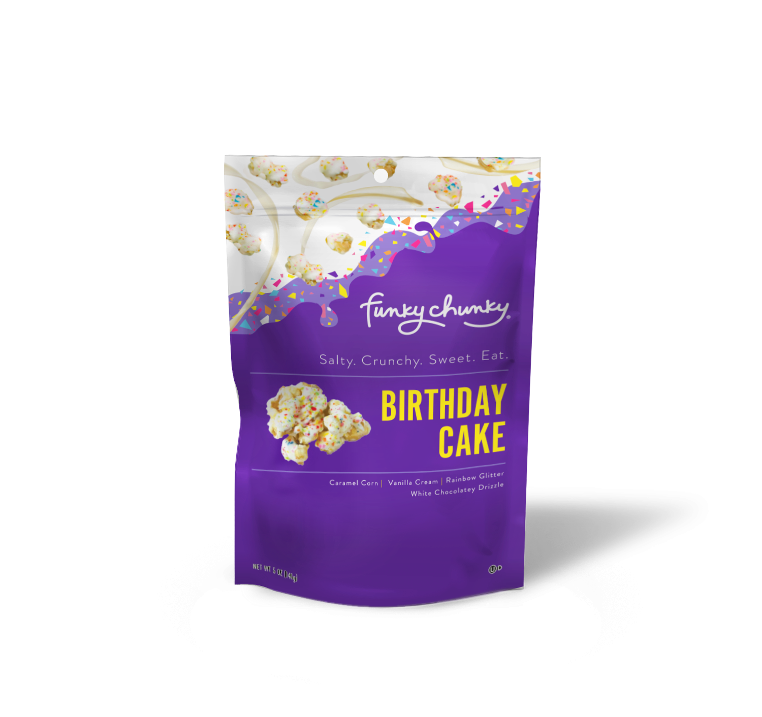 Funky Chunky Birthday Cake Popcorn
