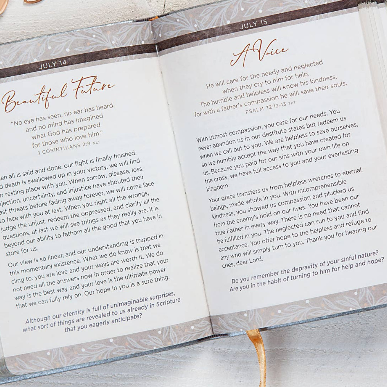 prayer book pages