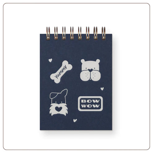 mini dog notepad