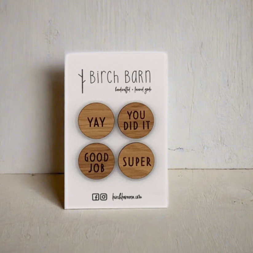 Birch Barn Magnets Yay