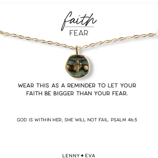 Faith Over Fear Necklace