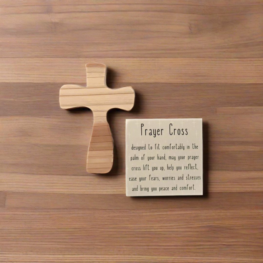 Handmade Cedar Prayer Cross