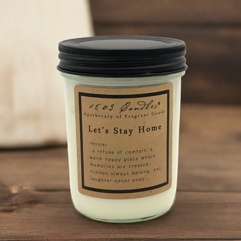 1803 Let's Stay Home Candle