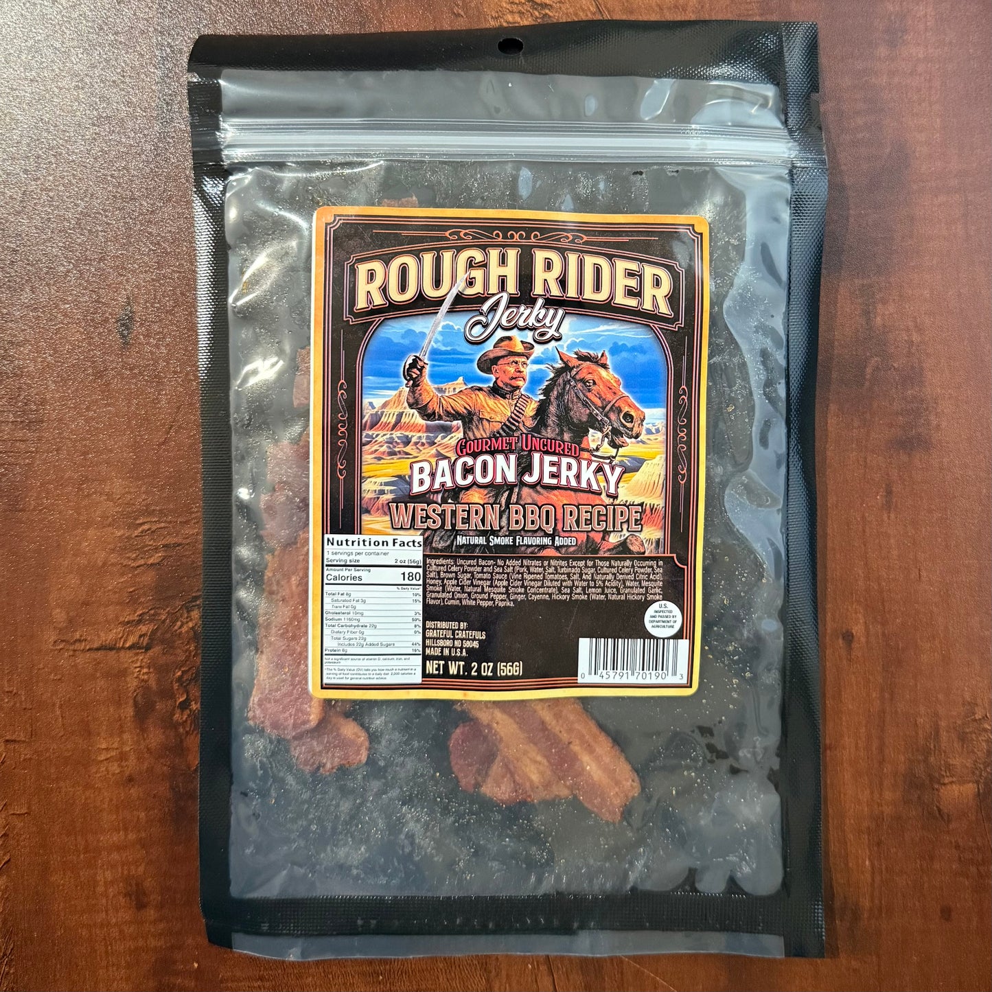 Rough Rider Bacon Jerky