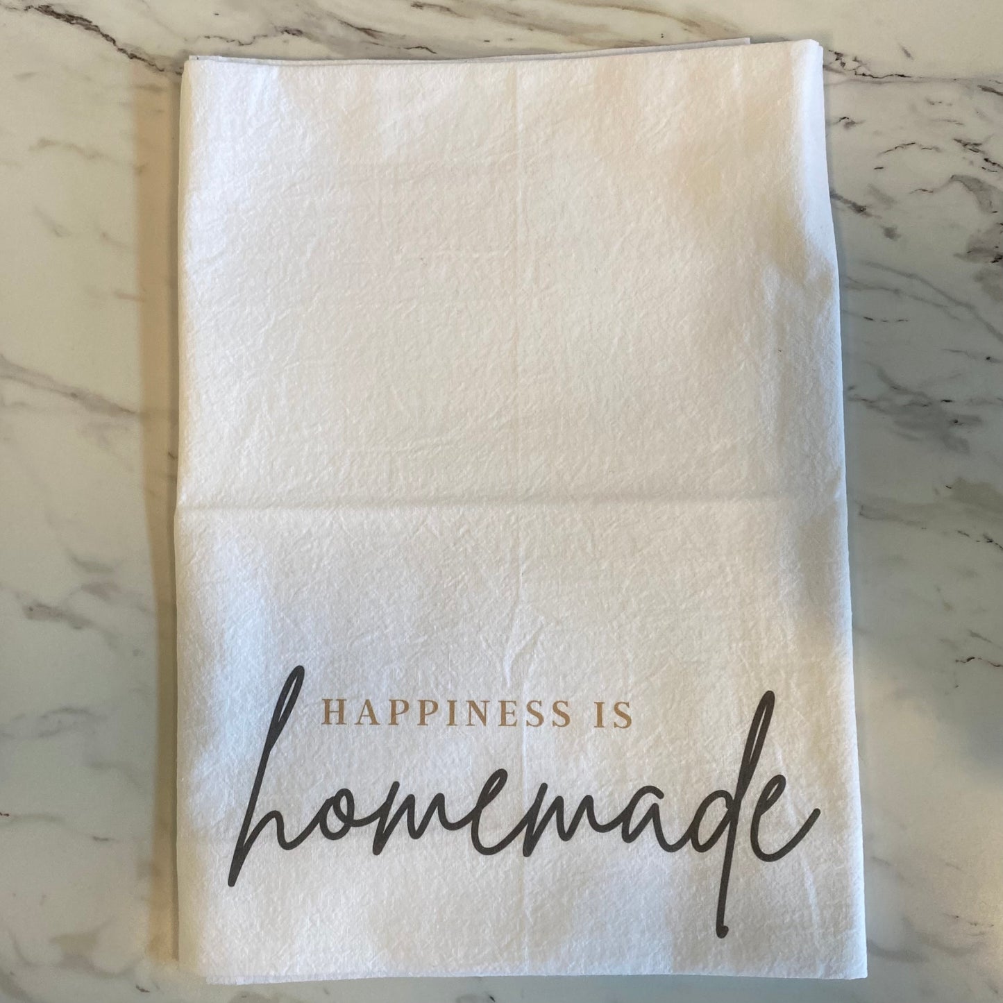 Happiness is Homemade Towel