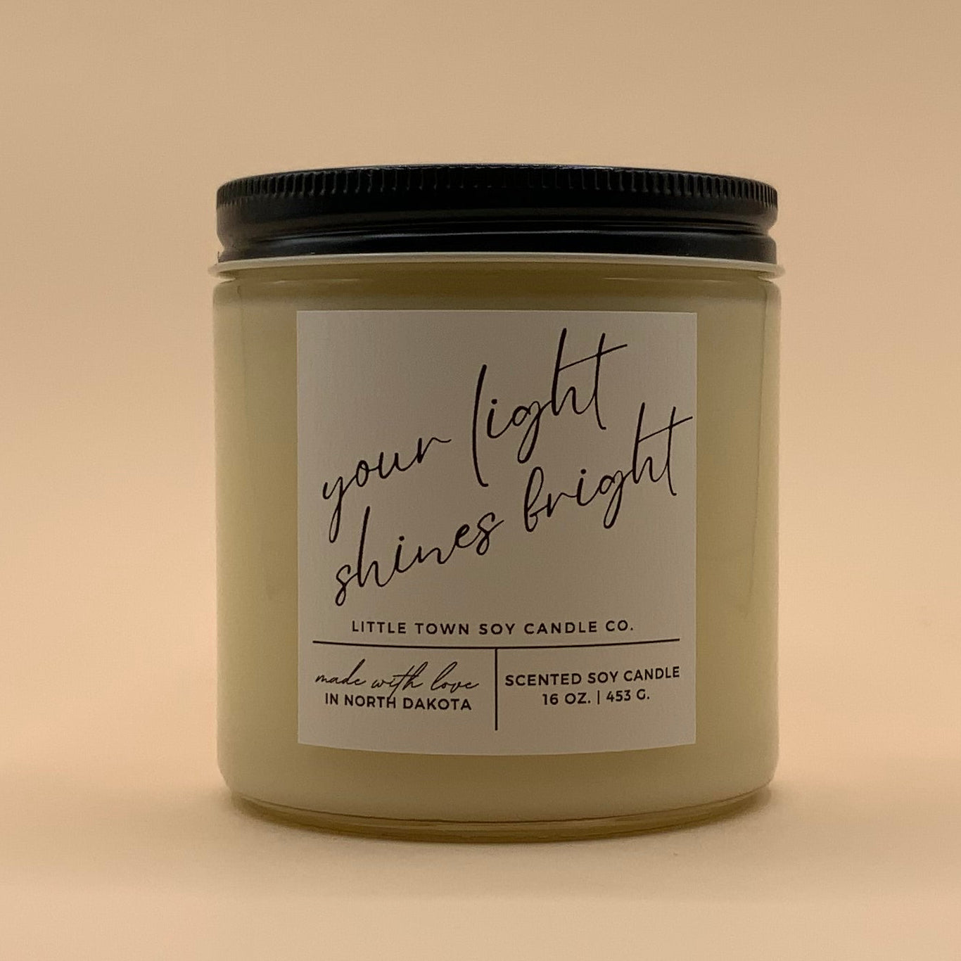Your Light Shines Bright Candle
