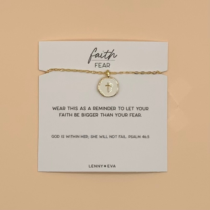 Faith Over Fear Necklace