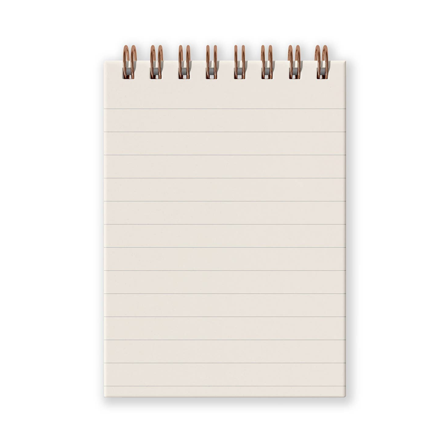 Mini Jotter Lined Notebook - Chalk White