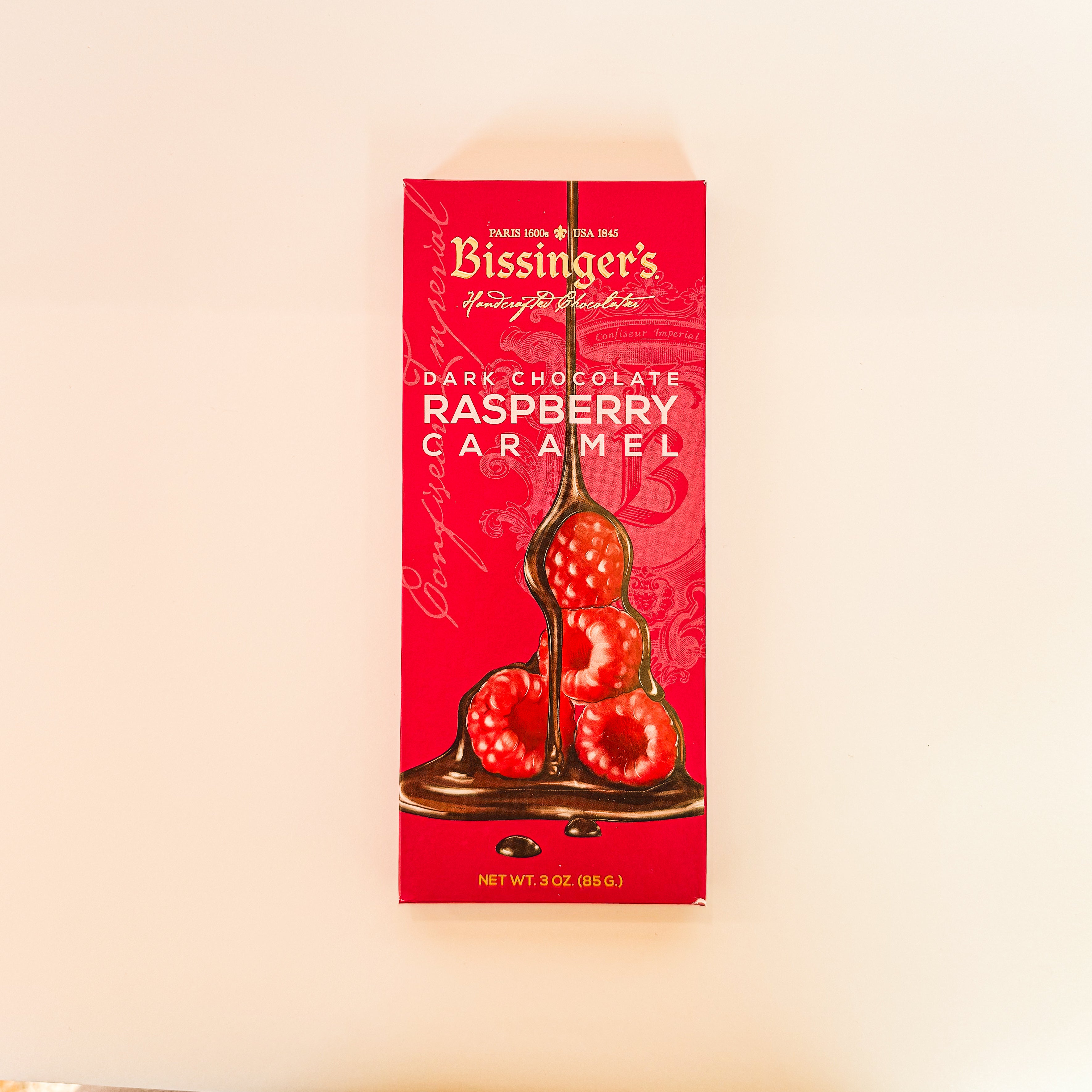 Bissinger's Dark Raspberry Caramel Bar