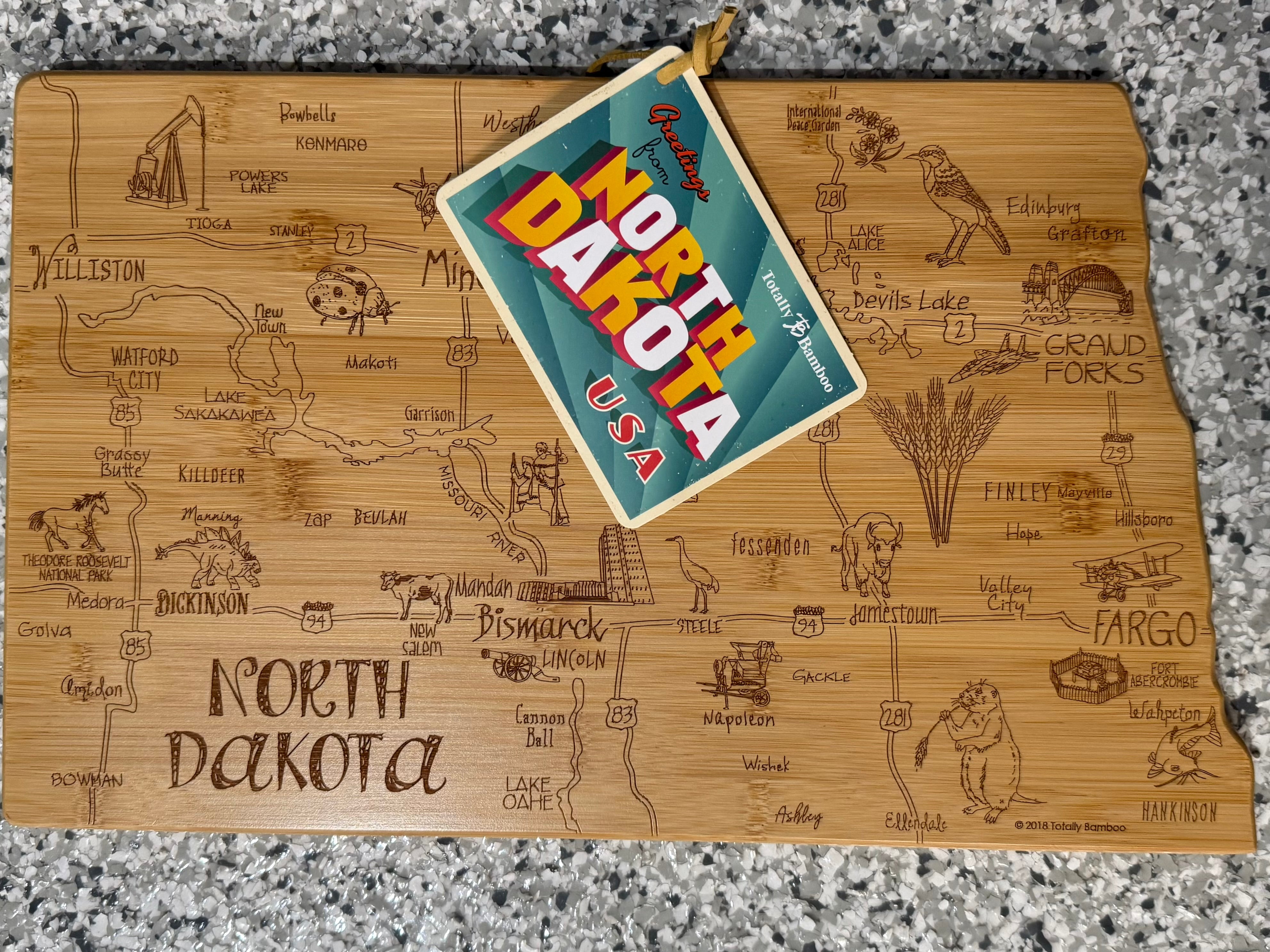 North Dakota Cutting Board