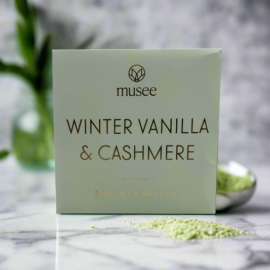 Winter Vanilla & Cashmere Bath Salt Soak