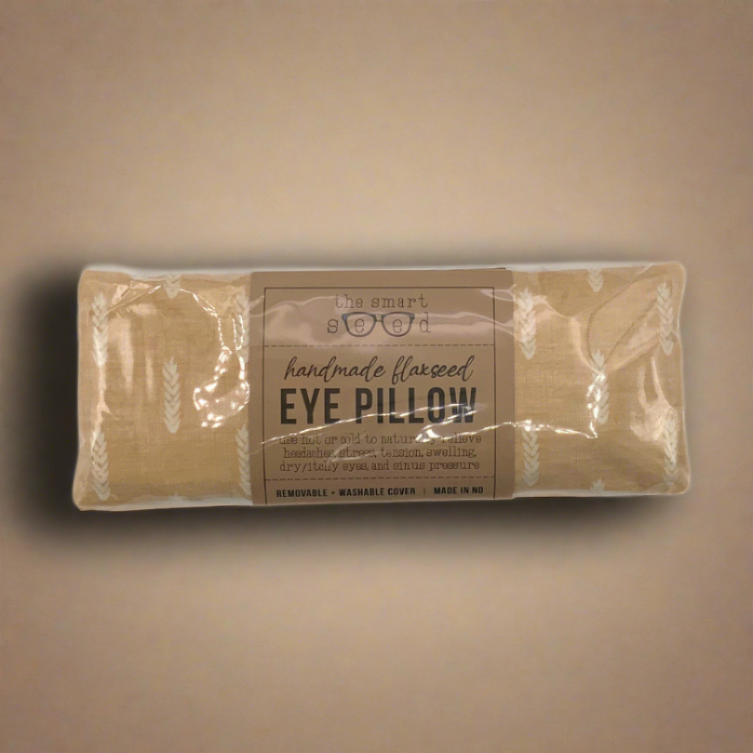 wheat flaxseed eye pillow from The Smart Seed