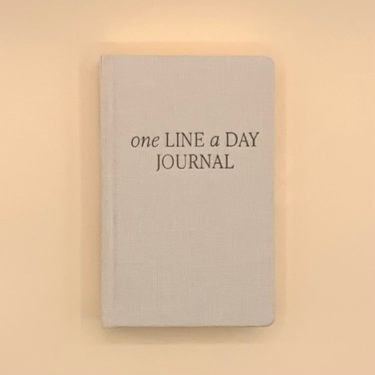 One Line A Day Fabric Journal