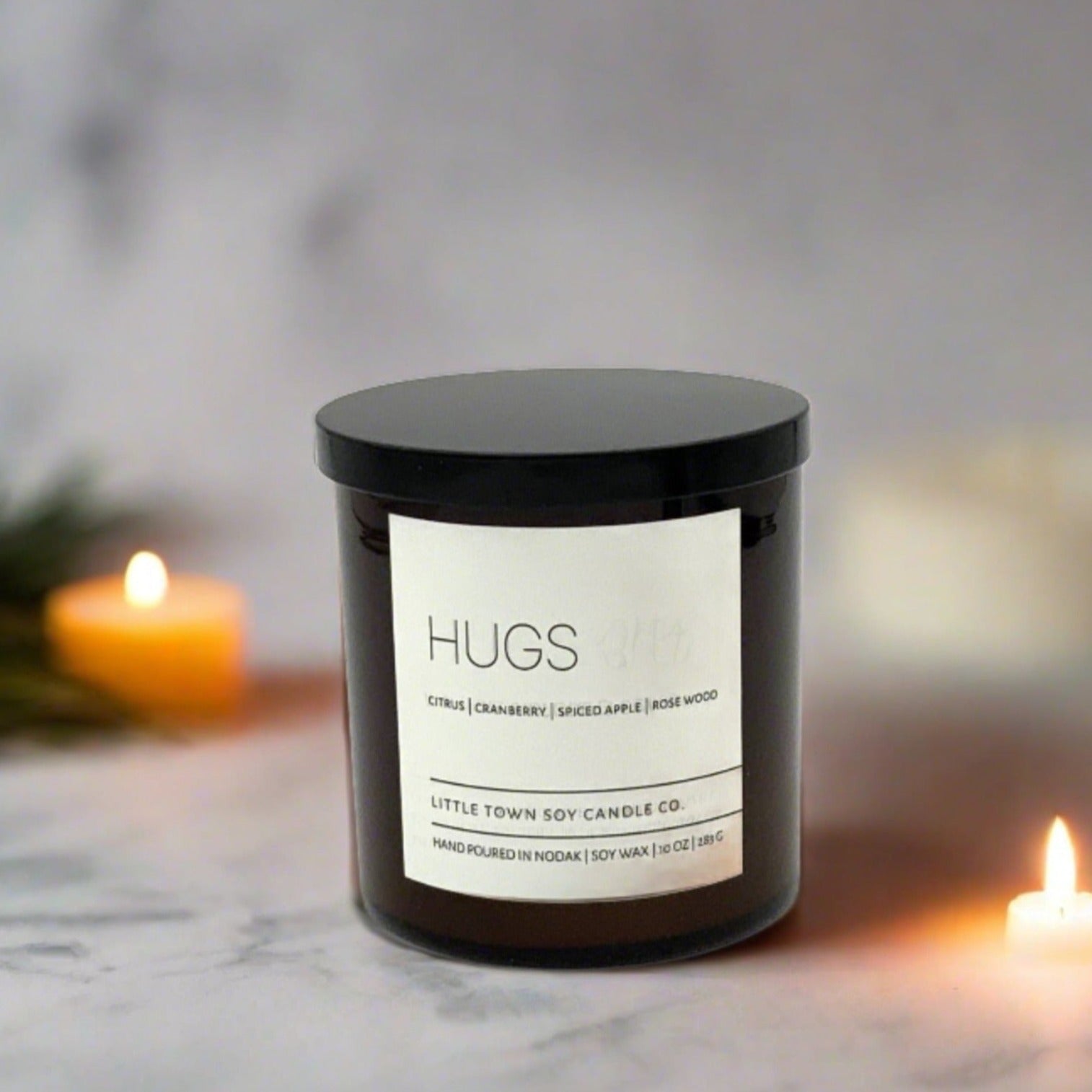 Hugs candle large