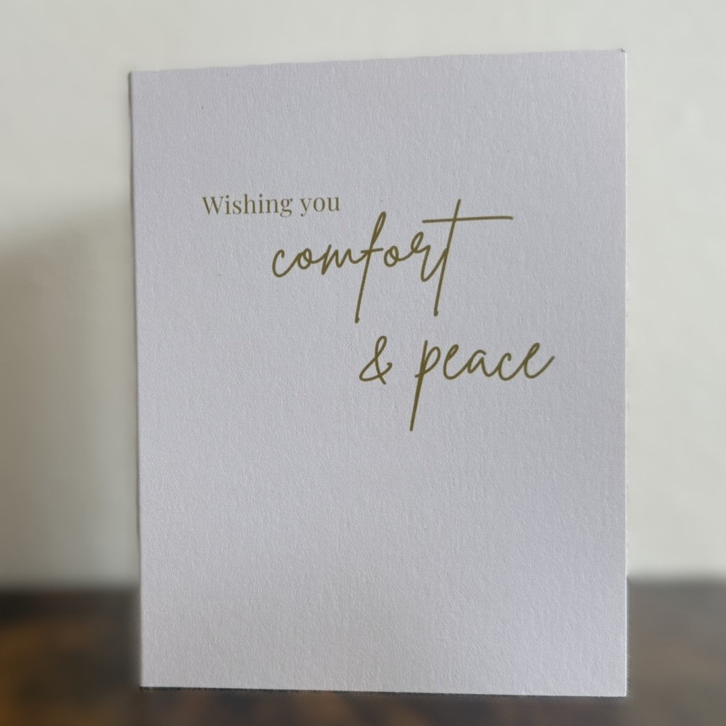 Comfort & Peace Card