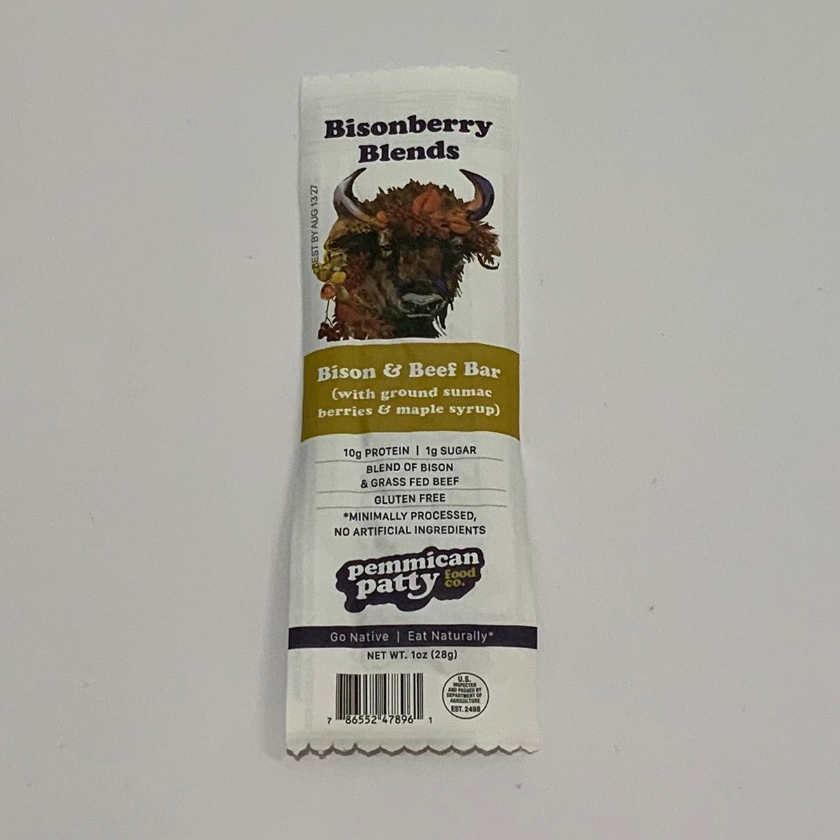 Pemmican Patty Bison & Beef Bar