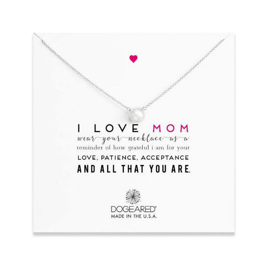 I Love Mom Necklace