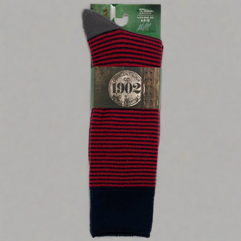 Navy and Red Men's World's Softest Socks