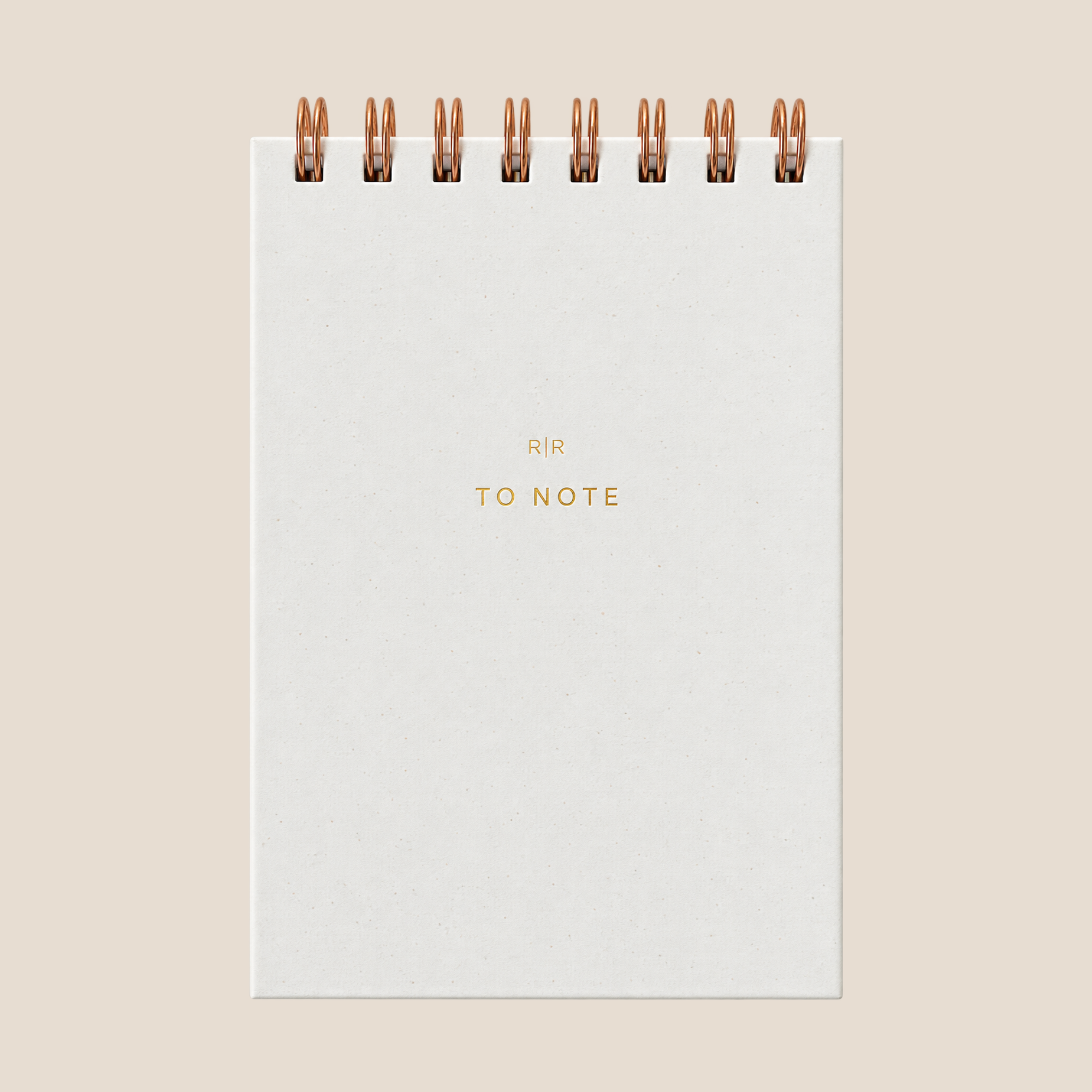 Mini Jotter Lined Notebook - Chalk White