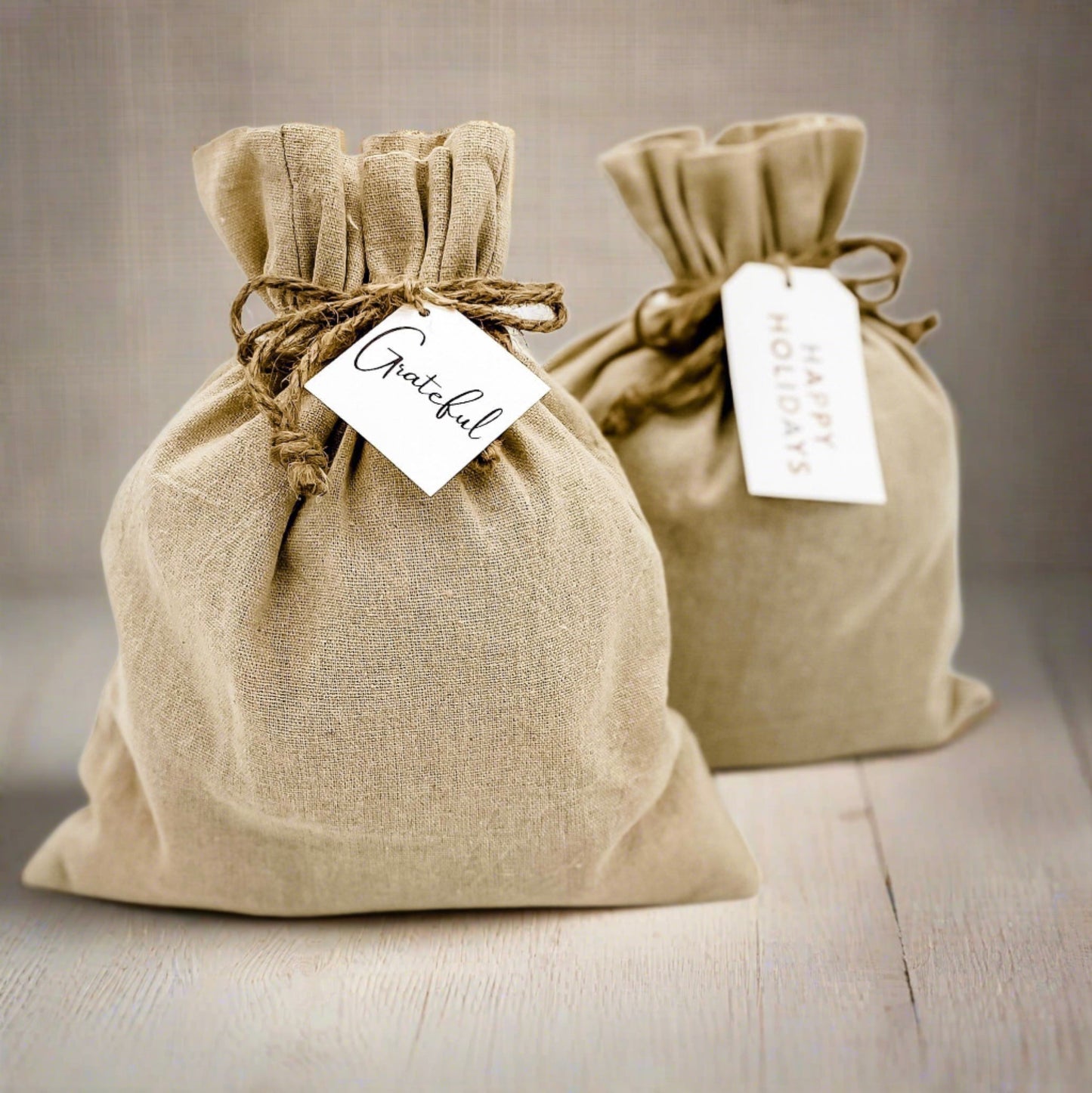 Linen Gift Bags