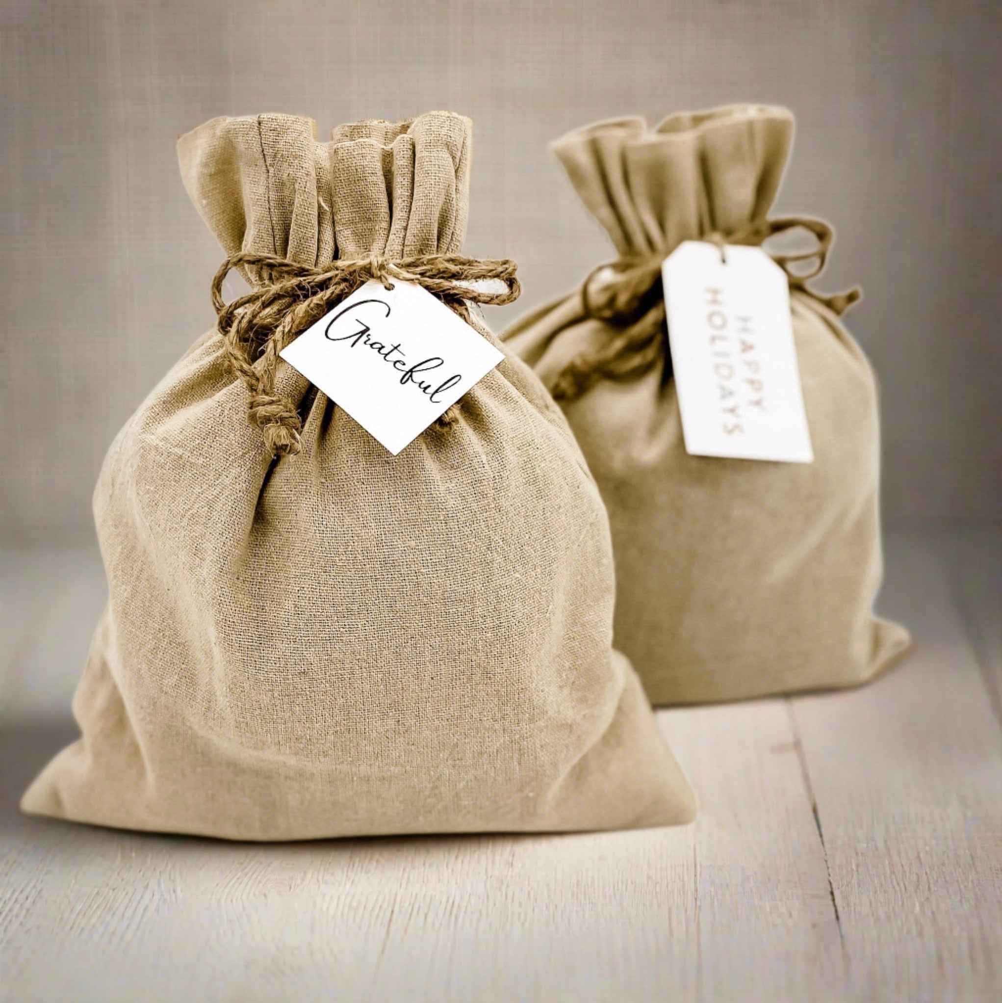 Linen Gift Bags